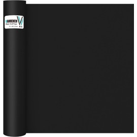 Vanhench 15" x 390" Black Craft Paper for Wrapping or Poster Bulletin Board, Construction Paper, Perfect for Easel Painting Drawing Sketching, Birthday, Floral Bouquet Flower