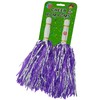 4-Pack Purple and Pink Cheerleading Pom Poms 35cm, Glittery, Shimmering