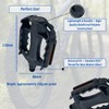 ANDINUS Reinforced Polymer Bicycle Pedals, Compatible with Standard Thread 9/16