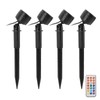LED Landscape Spotlight Light Waterproof 360° Rotatable 13 Colors High