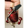 OPI Nail Polish Lacquer Bottle Alexx Key Finder Chain -