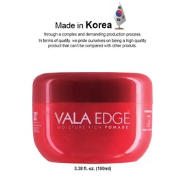 Beauty Town VALA Edge Control Gel - Ultimate Hold, High Shine, Braiding Pomade for Locs, Braids, and Edges (CHERRY - 3.38 fl oz)