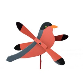Beaver Dam Woodworks Amish-Made Whirlybird Yard Decoration, Robin