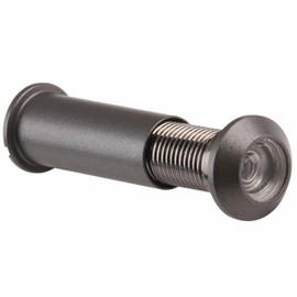 High-Definition Wide Angle Door Viewer Zinc Alloy Durable Peephole with Privacy Cover Wide Angle Front Door Spy Hole Grey 14 mm for Installation in 35 to 55mm Thick Doors Perfect for Home Security