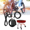 Electric Bike QD168 Front Light DR001 Rear Light Set with