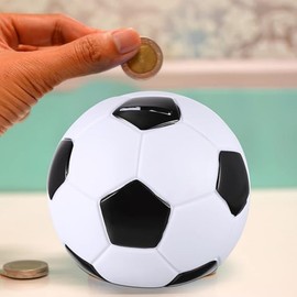 YAOYAOLING Soccer Piggy Bank,World Cup Coin Bank,Piggy Bank for Boys,Money Saving Box,Soccer Shape Bank for Saving Money