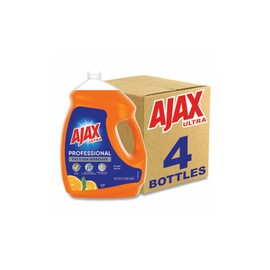 Ajax Ultra Professional Antibacterial Pot & Pan Dish Soap, Orange Scent, 145 fl. oz. (1.13 gal.), 4/Pack (61034313CT)