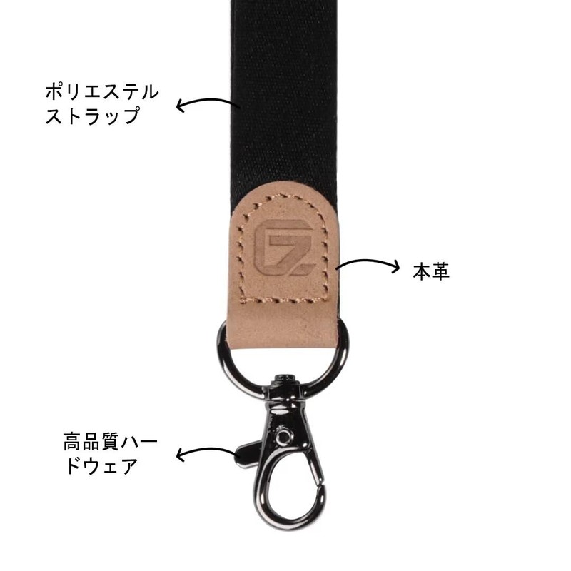 [GADIEMKENSD] Super Cool Wrist Strap, Lightweight Hardware, Genuine Leather Key