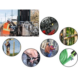 15Pcs Hose Clips Hose Clamps 10-12mm Pipe Repair Clamp Mini Petrol Fuel Line Clamps Perfect for Securing Small Diameter Hoses Silver Iron Galvanized Non-Stainless Steel Material