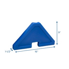 Children's Factory Replacement Cantilever Support Legs, Plastic Support Feet Compatible with PlayPanel Room Dividers, Blue