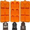 Molde de piedra sepulcral de Halloween