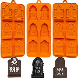 Molde de piedra sepulcral de Halloween