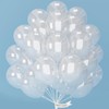 PartyWoo PartyWoo Clear Balloons 50 pcs 12 Inch Transparent Bubble