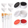 MEICOLY Clown Makeup Kit,White Black Red Face Body Paint for
