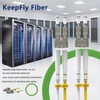 KeepFly Fiber OM5 LC to LC Fiber Patch Cable 50ft/15m,40G/100GB