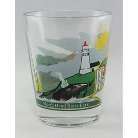 Washington State 3 View Shot Glass