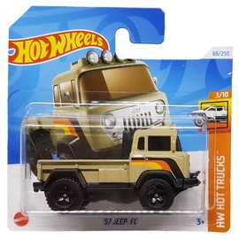 Hot Wheels - ´57 Jeep FC - HW Hot Trucks 3/10 - HTC30 - Short Card - Beige - Mattel 2024