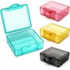 Small Pill Box 4 pcs,Cute Travel Pill Organizer Case Mini