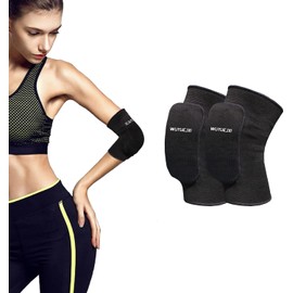 Elbow Pads with Thicken Sponge Padding Breathable Stretchy Cotton Elbow Pads for Kids Child Girls Boys Teens Youth, Elbow Brace for Cycling Crawl Baseball Hockey Volleyball