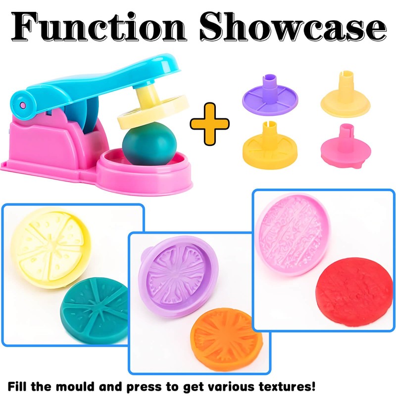 DxxD Play Dough Tools and Cutters for Kids, 22 Pcs