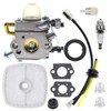 MOTOALL Carburetor with Fuel Line Kit Air Filter for C1U-K78