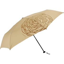 mabu SMV-41462 Women's Folding Umbrella, UV Protection, For Both Sunny and Rainy Weather, 55 cm, Basic Light Multi Mini, Ranunculus, Rain Umbrella, UV Cut, Shade, Fashionable, Cute, Lightweight