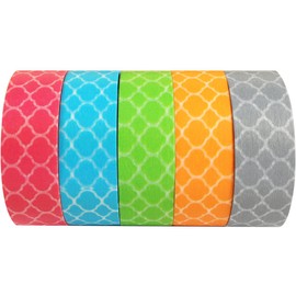 Wrapables Premium Value Pack Japanese Washi Masking Tape Collection, Set of 5