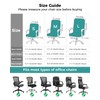 DecorLovee Fall Botanical Office Chair Covers Stretchable Computer Gaming Chair