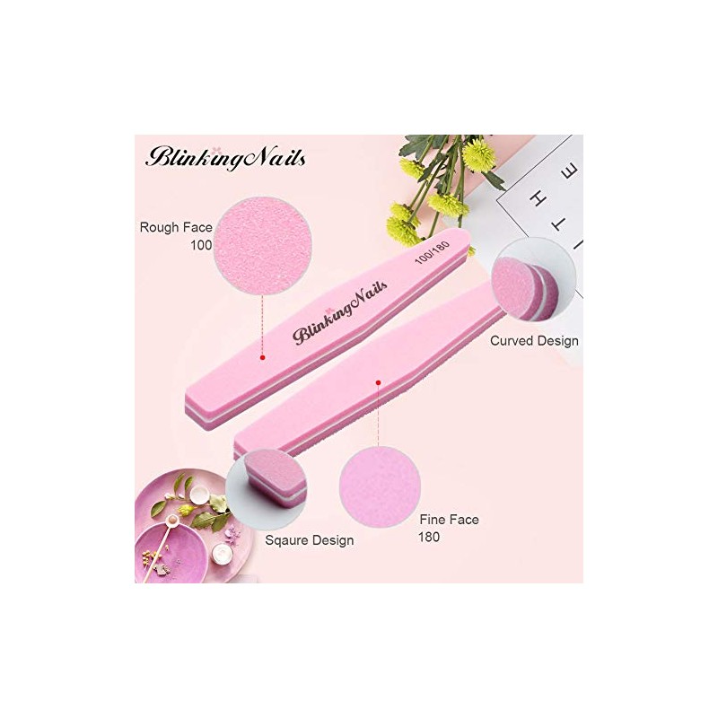 Nail Buffer Block for Nail Art Care, Bloque de uñas