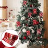 HAIKING Christmas Wired Ribbon, 3 Rolls Truck Tree Buffalo Plaid