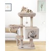 FISH&NAP Cute Cat Tree Kitten Cat Tower for Indoor Cat