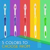 EcoFox Bulk Toothbrushes 25 Pack | Individually Wrapped Travel Toothbrush