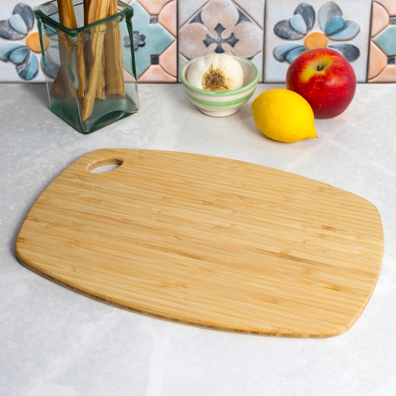 Totally Bamboo GreenLite Dishwasher Safe Cutting Board, 13.5" x 9"
