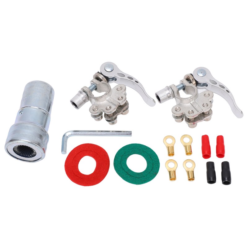 4 Way Battery Terminal Connectors Quick Release Disconnect for Cars