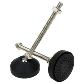 LC LICTOP 4Pcs M8x100 Thread Furniture Glide Swivel Leveling Mount Heavy Duty Machine Leveling Feet 2" Dia Metal Adjustable Leveling Feet