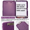 HWPRATO Clip Boards 8.5x11 with Storage Purple Clipboard with Storage