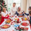 COSORO 137 * 274cm Plastic Christmas Tablecloths, Large Xmas Table
