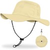 BROTOU UPF 50 Foldable Unisex Wide Brim Sun Hats, Breathable