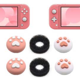 ZHI-NYLLDJS Switch / OLED / Light Compatible Freak Switch Stick Cover, Joycon Stick Cover, Analog Stick Cover, Compatible with Switch/OLED / Lite, Stick Cover, Assist Ring (4 Stick Covers, 2