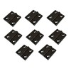Metal Hinge 40 x 40 mm Black Folding Hinge Screw-On