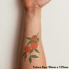 'Oranges And Blossom ' Temporary Tattoo - Water Resistant, Skin-Safe,