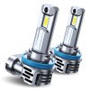 AUTOONE 2Pc AUTOONE Conversion Low Beam H11 LED Headlight Bulbs
