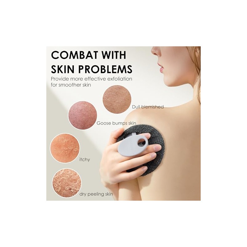 Innerneed Esponja Baño Ducha Funda Malla Exfoliante Paño Limpieza Hombre