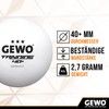 GEWO 3 Star Handy Pack of 12 Table Tennis Balls,