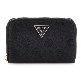 GUESS Cresidia SLG Zip Around Wallet M Black, black, Classic