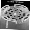 CAXUSD 10Pcs Seedling Pots for Succulent and Orchid Planting Transparent