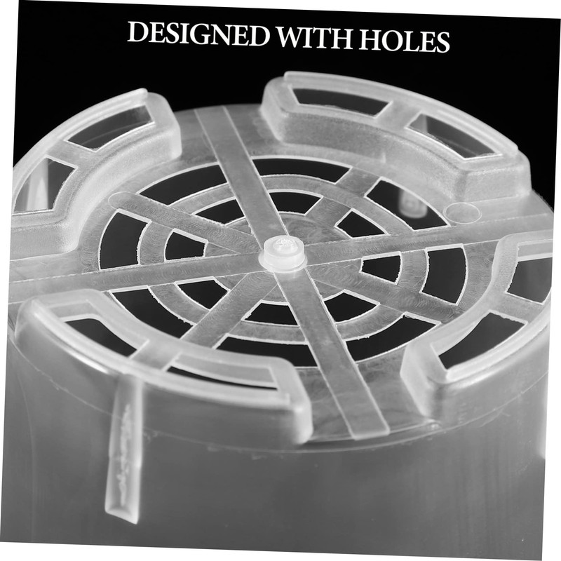 CAXUSD 10Pcs Seedling Pots for Succulent and Orchid Planting Transparent