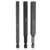 HARFINGTON 3pcs Flat Hex Head Drill Bit H6/H8/H10 Magnetic Tip