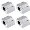 sourcing map Pack of 4 Linear Ball Bearings SCS10UU Sliding