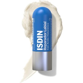 ISDIN Bálsamo Labial Reparador con ácido hialurónico que aporta hasta 24 horas de hidratación intensa, 4g